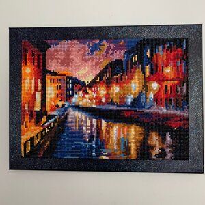 PARIS Canal Diamond Art On Canvas